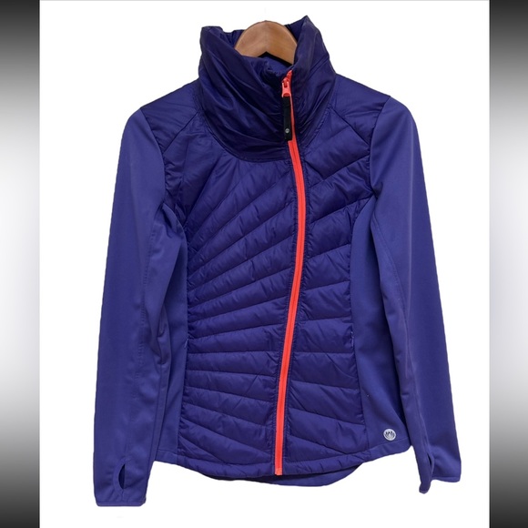 Mondetta Jackets & Coats Euc Vintage Mondetta Purple Neon Full Zip